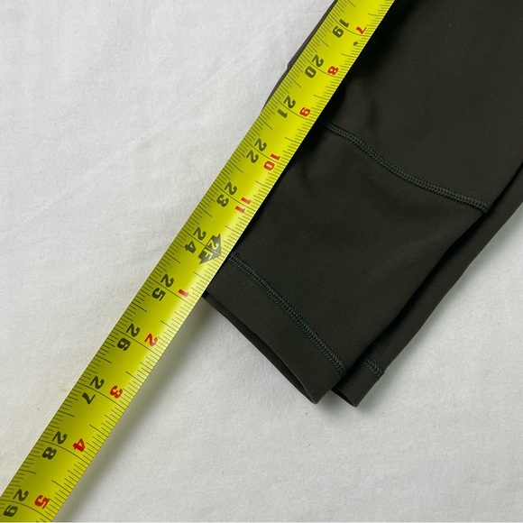 Lululemon Athletica Women's Olive Green Stretch Mid Rise Leggings Size 2 - Picture 6 of 7